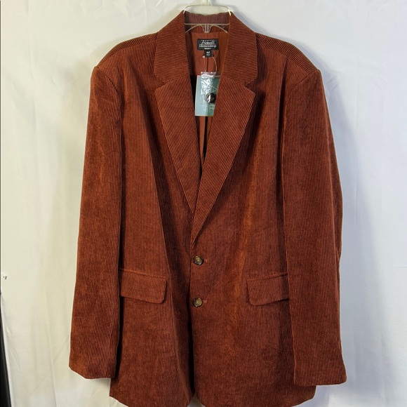 Abbott Elementary Rust Colored Corduroy jacket Size 1XLT. - Picture 6 of 6